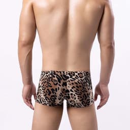 Luipaard Boxershort Heren – Sexy Leopard Print Men’s Underwear – Panter Boxer voor Themafeest of Festival – Maat L/XL — thumbnail 3