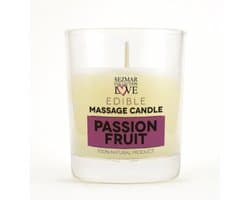 Love – Sezmar Collection Edible Massagekaars 100% Natuurlijke Verwenning | Passion Fruit | Voor Romantische Avonden en Tropische Ontspanning – 100 ml