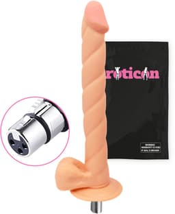 Eroticon Dildo 31cm Lang - Realistisch - 4cm Breed - Voor vaginaal en anaal gebruik - Opzetstuk voor Sex Machine - Accessoire - 3XLR opzetstuk — thumbnail 1