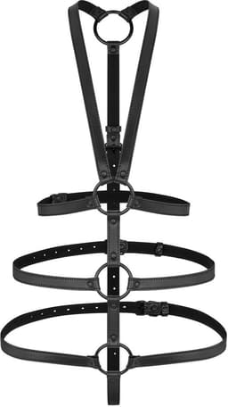 Vera Bondage Harnas - Zwart — thumbnail 4