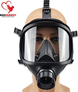 BDSM Gasmasker inclusief filter - Seks masker - One size - Kunststof - Verstelbaar — thumbnail 2