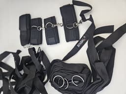 BNDGx® - Bondage set voor onder het bed - Vastbinden set touwen bondage set - restraint straps Handboeien enkel boeien — thumbnail 2