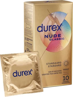Durex - Condooms Nude Huid-Op-Huid Gevoel 10st - Ultra Dun — thumbnail 1