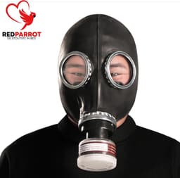 Gasmasker inclusief filter - BDSM - Bondage - Erotisch masker - Elastisch - Rubber - Sex - Rollenspel - Onderwerping — thumbnail 1