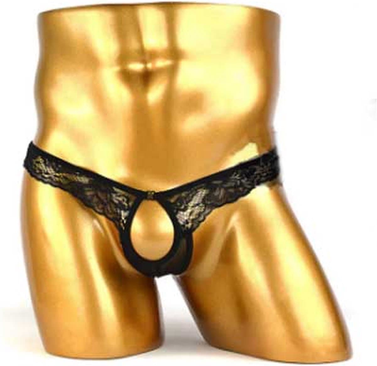 Erotische mannen string open kruis - Heren mini slipje - Erotische heren ondergoed - Vrouwen string voor hem - One size voor kledingmaat S en M — afbeelding 1