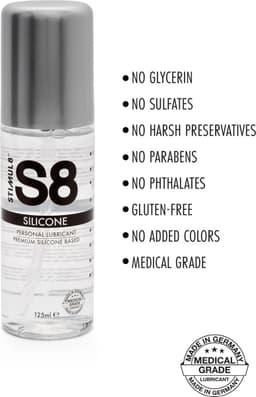 Stimul8 S8 - S8 Premium Silicone Lube 125ml - Lubricants Silicone based Origineel 125 — thumbnail 4
