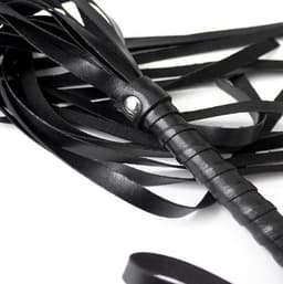 Erotische Zweep – BDSM – Seks zweep – Bondage – Sm zweepje – Leer - Zwart — thumbnail 2