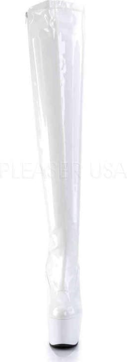 EU 40 = US 10 | ADORE-3000 | 7 Heel, 2 3/4 PF Stretch Thigh Boot, Side Zip — thumbnail 2