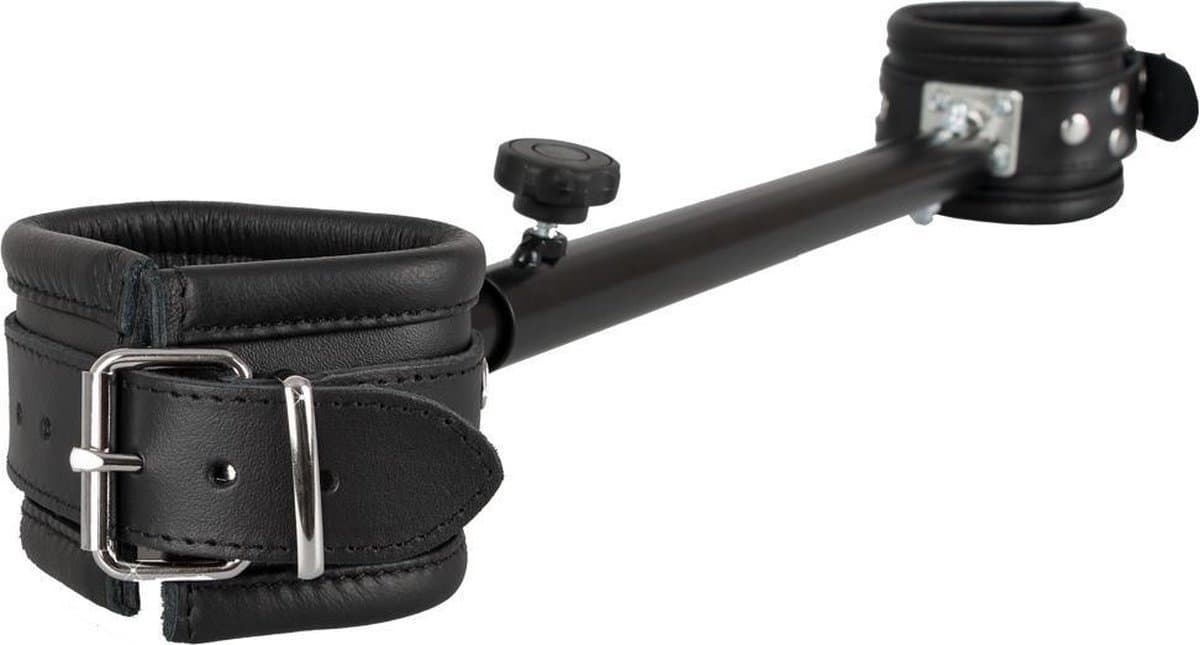 ZADO – Metalen Spreid Stang Spreader Uitschuifbaar voor Open en Gewillige Houding - Zwart — afbeelding 1