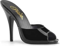 EU 39 = US 9 | SEDUCE-101 | 5 Peep Toe Mule — thumbnail 1