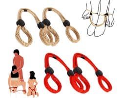 VIN® Sex Toys voor Koppels - 4 Delen Set - SM Pakket – Handboeien - Bondage - Vastbinden - Kit - Startset - Handboeien - BDSM