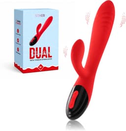 Sther G-Spot Vibrator – Tarzan Vibrators voor Vrouwen – Luxe Clitoris Stimulator – Sex Toys voor Vrouwen – 20.5 cm – Fluisterstil & Oplaadbaar – Paars — thumbnail 1