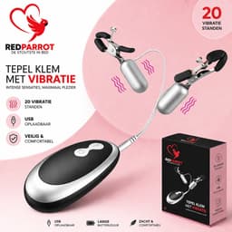 Vibrerende tepelklemmen - 20 standen - Afstandsbediening - BDSM — thumbnail 4