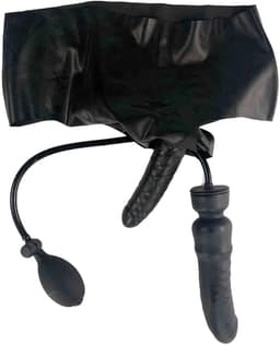 Latex Onderbroek - Met Opblaasbare Plug - Elastisch - Verstelbaar - Lingerie — thumbnail 2
