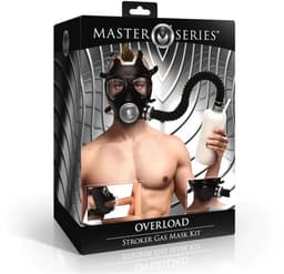 Gasmaskerset - Overload - Stroker - Zwart - Gas Masker Set Voor Ademspel — thumbnail 1