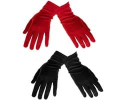 Allecto - Korte Satijnen Handschoenen - Feestelijke Handschoenen