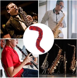 Saxofoon Nekreiniger - Sax Borstel - Instrument Reinigen - Flexibel Ontwerp - 307 cm - Niet gespecificeerd — thumbnail 4