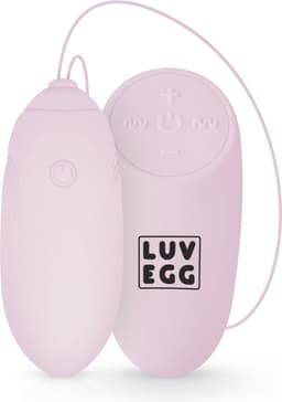 LUV EGG Vibrerend ei - Vibratie eitje met afstandsbediening (draadloos) - Koppeltoy - Roze — thumbnail 1
