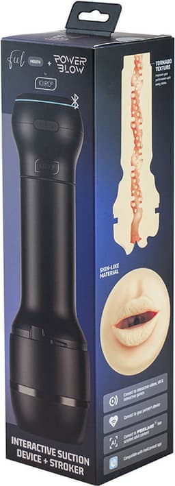 Kiiroo - Powerblow en Feel Mouth Stroker Set - Zwart — thumbnail 5