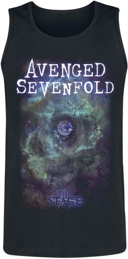 Herentop Zwart - Mannen Tanktop - Muziek Festival - Officieel Gelicentieerd - Zwart — thumbnail 1