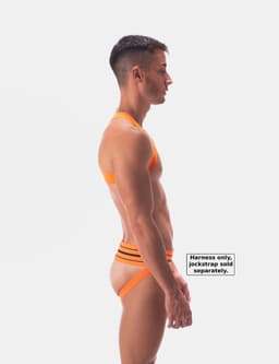 Barcode Berlin Harness Leonsh Neonorange - MAAT XS — thumbnail 3