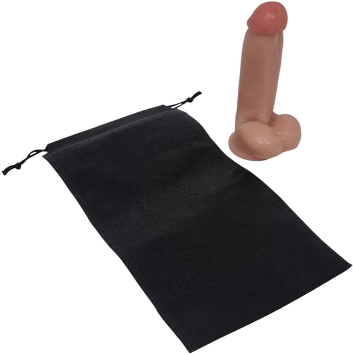 Sensationsdeluxe - Realistische Dildo met Balzak - 15 cm - Dildo met Zuignap - Beige - Sex speeltje voor Mannen Anaal - en voor Vrouwen en Man — afbeelding 1