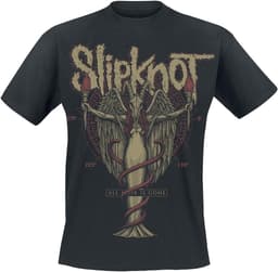 T-shirt met Engelprint voor Mannen Zwart Band Merchandise — thumbnail 1