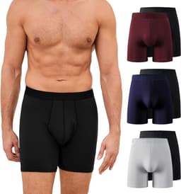 Boxer Shorts Heren - Onderbroeken Bamboe - Dagelijks Comfort - 3D Pouch Ontwerp - M tot XXL — thumbnail 1