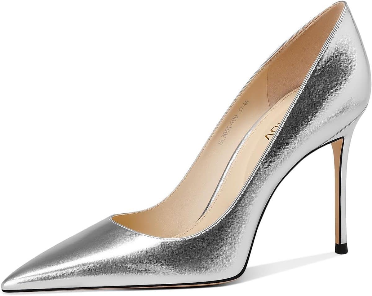 Elegante dames pumps met hoge naaldhakken en comfortabele binnenzool — afbeelding 1