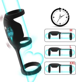 Daity - Cockring Vibrerend - Valentijn Cadeau - Siliconen Penisring - Penisring met 9 Vibratiestanden - Sex Toys voor koppels - Vertraagde ejaculatie ring - Voor Lange & Stevige Erectie — thumbnail 5