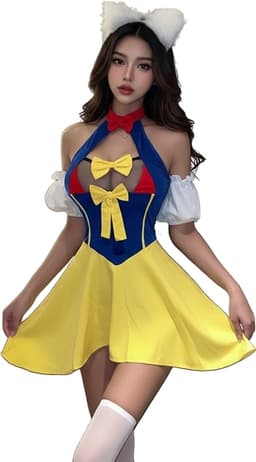 Cosplay Anime rollenspel - Wijde rok - Poppetje - Inclusief kousen - BDSM — thumbnail 1