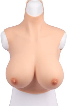 Siliconen- Borsten- Breastplate- 100% siliconen- 4000 gram- Grote Borsten- Nep- G cup- Cosplay- Travestie-Transgender — thumbnail 4
