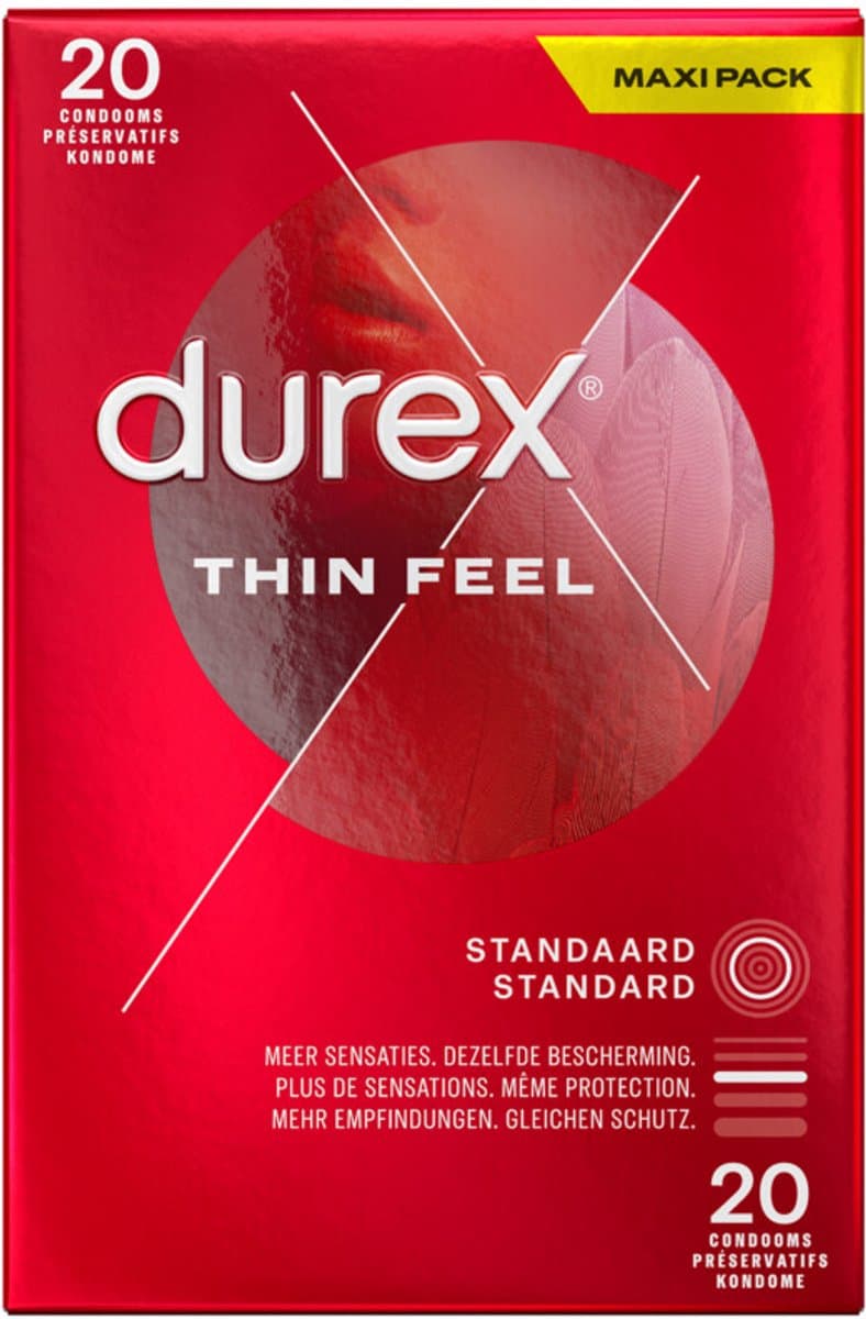 Durex Condooms Thin Feel 20st x3 — afbeelding 1