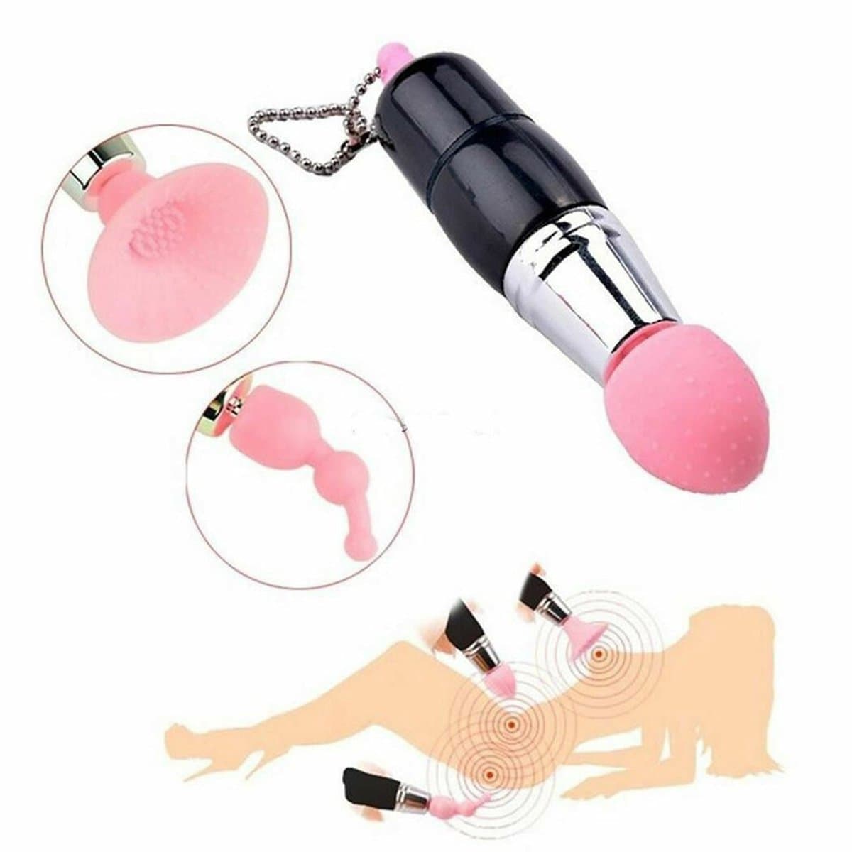 Clitoris likken Tong zuigen Trillende G-spot orale massager voor vrouwen — afbeelding 1