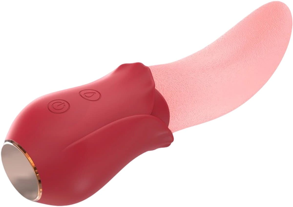 longziming Lick Tong Vibrator - Zuiger en Likkende Stimulator - Sex Toy voor Vrouwen - Stimulator met Likkende Tong - Voor Koppels - Silicone Erotisch Speelgoed — afbeelding 1