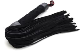 Smart Moves - Leather Flogger 38 cm black — thumbnail 3