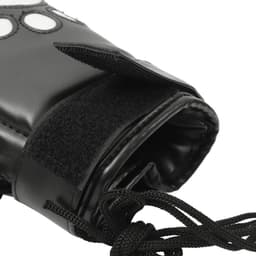 Banoch - Perrito Mittones - dog paws mittens bondage - PU Leer - Wit Voetje - puppy play — thumbnail 2