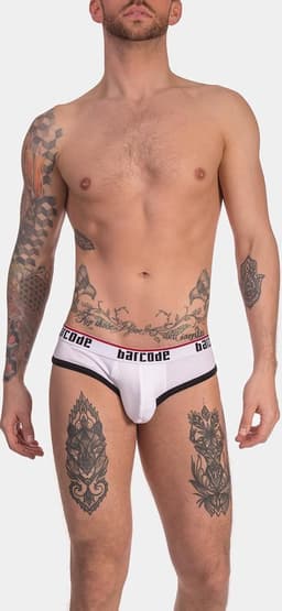 Barcode Berlin Maxime Backless Brief White - MAAT S - Erotisch Heren Ondergoed - Slip voor Man - Sexy mannen Slip — thumbnail 2
