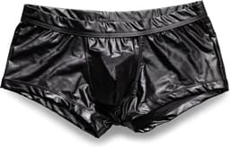 PU Lederen BDSM slip heren - Sexy boxershort open billen - String - Mannen onderbroek - Seks - Ademend - SM — thumbnail 4