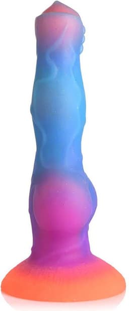 XR Brands Glow-in-the-dark Siliconen Alien Dildo — thumbnail 1