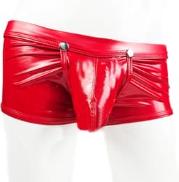 BamBella ® - Boxer short Maat XL Datex (Latex en stof SM kleding BDSM kruisloos erotische heren kleding — thumbnail 1