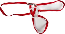 BamBella ® - Sexy Erotische bondage Lingerie Maat S/M onesize Heren onderbroek Rood mannen — thumbnail 2