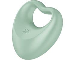 Satisfyer 2-in-1 vingervibrator en penisring 'Perfect Pair 3', 6,5 cm, lichaamsvriendelijke siliconen, oplaadbaar