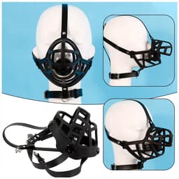 Muzzle Gag Masker - BDSM - Verstelbaar - Seks Mask - Extreme Fetish - Muilkorf — thumbnail 5