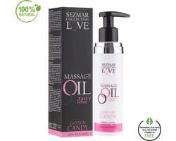Natuurlijke Massage Olie En Glijmiddel Cotton Candy - 100 ML - Sensual Massage Olie - Etherische Olie - Massage Olie Erotisch