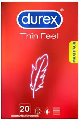 Durex Condooms Thin Feel - 4x 20 stuks — thumbnail 1