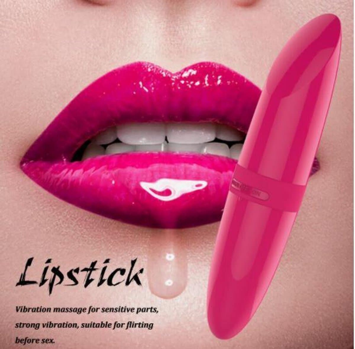 Lipstick Vibrator | Roze | lippenstift vibrator | kleine G-Spot vibrator | vibrators voor vrouwen | clitoris | Erotiek Toys | extra stimulatie | fluisterstil | Seksspeeltjes | mini Dildo | Sextoy | Portable — afbeelding 1