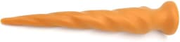 Gold Play - Extra Lange Anaal Dildo - Zachte Siliconen - Twist - Maat S — thumbnail 2