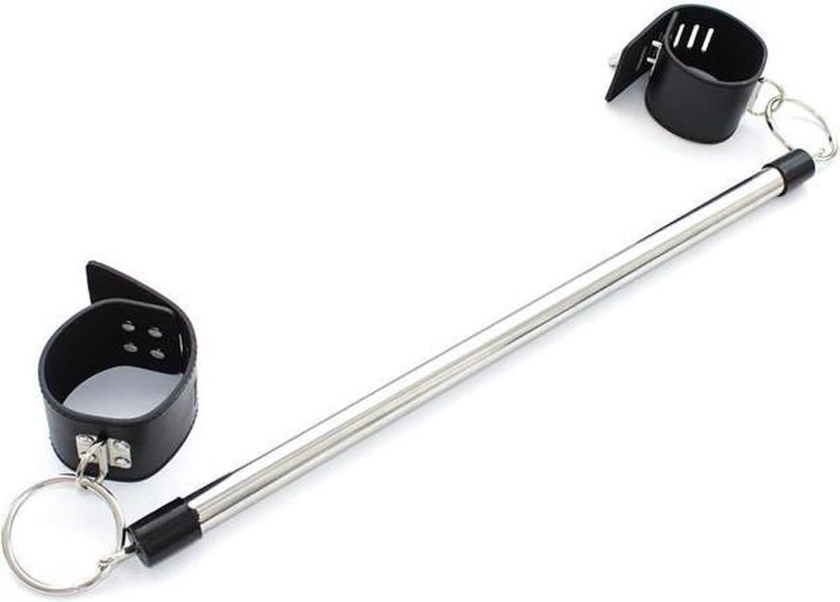 Spreader bar / spreidstang met enkelboeien van PU leer — afbeelding 1