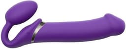 Strap-On-Me - Vibrerende Strapless Strapon - Voorbinddildo Met 3 motoren - Paars M — thumbnail 2